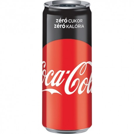 Coca Cola Zero dobozos 0,33l